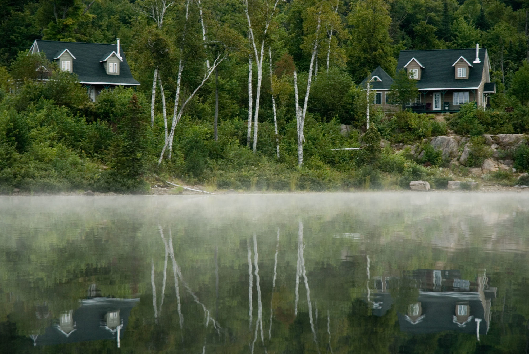 Pourvoirie Du Lac Blanc Saint-Alexis-des-Monts Zewnętrze zdjęcie