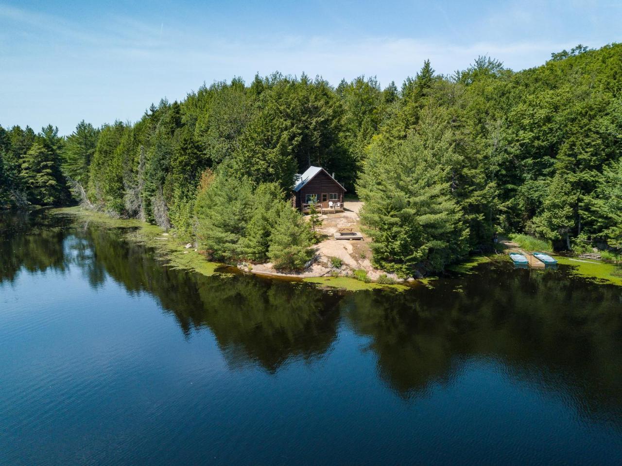 Pourvoirie Du Lac Blanc Saint-Alexis-des-Monts Zewnętrze zdjęcie